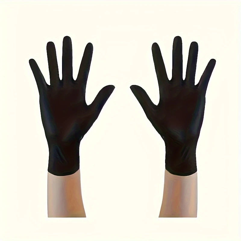Disposable gloves black