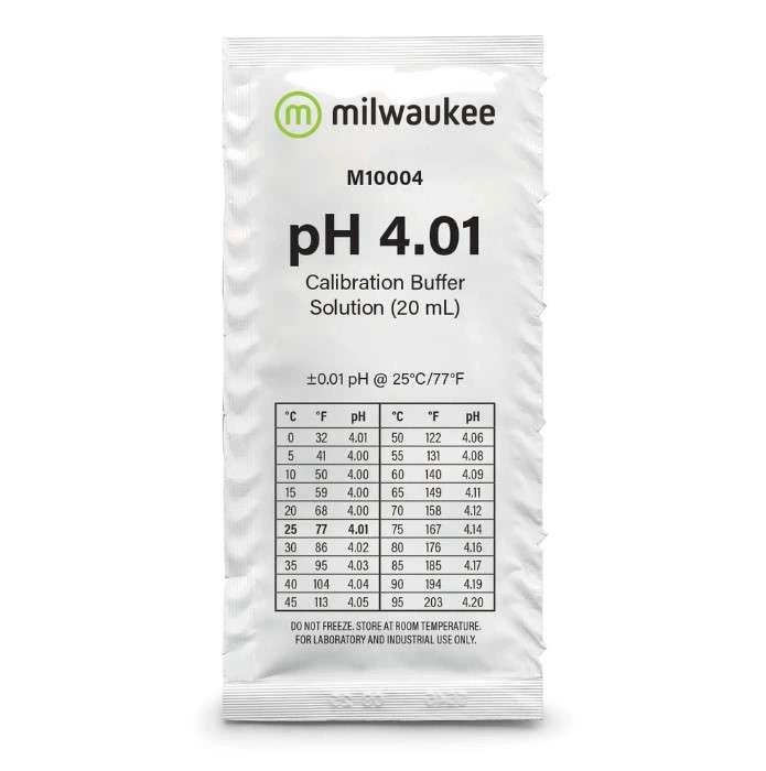Calibration fluid pH 4.01 20ml Milwaukee