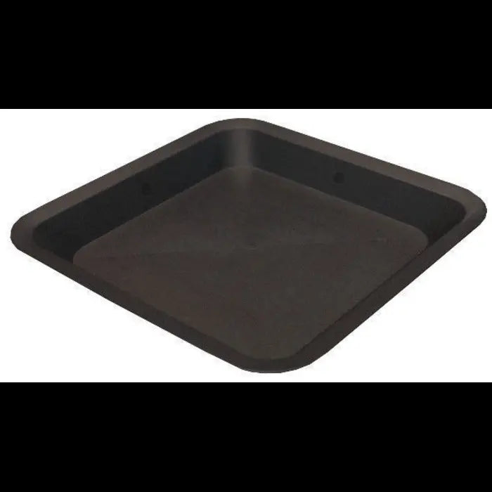 Square plastic pot + saucer