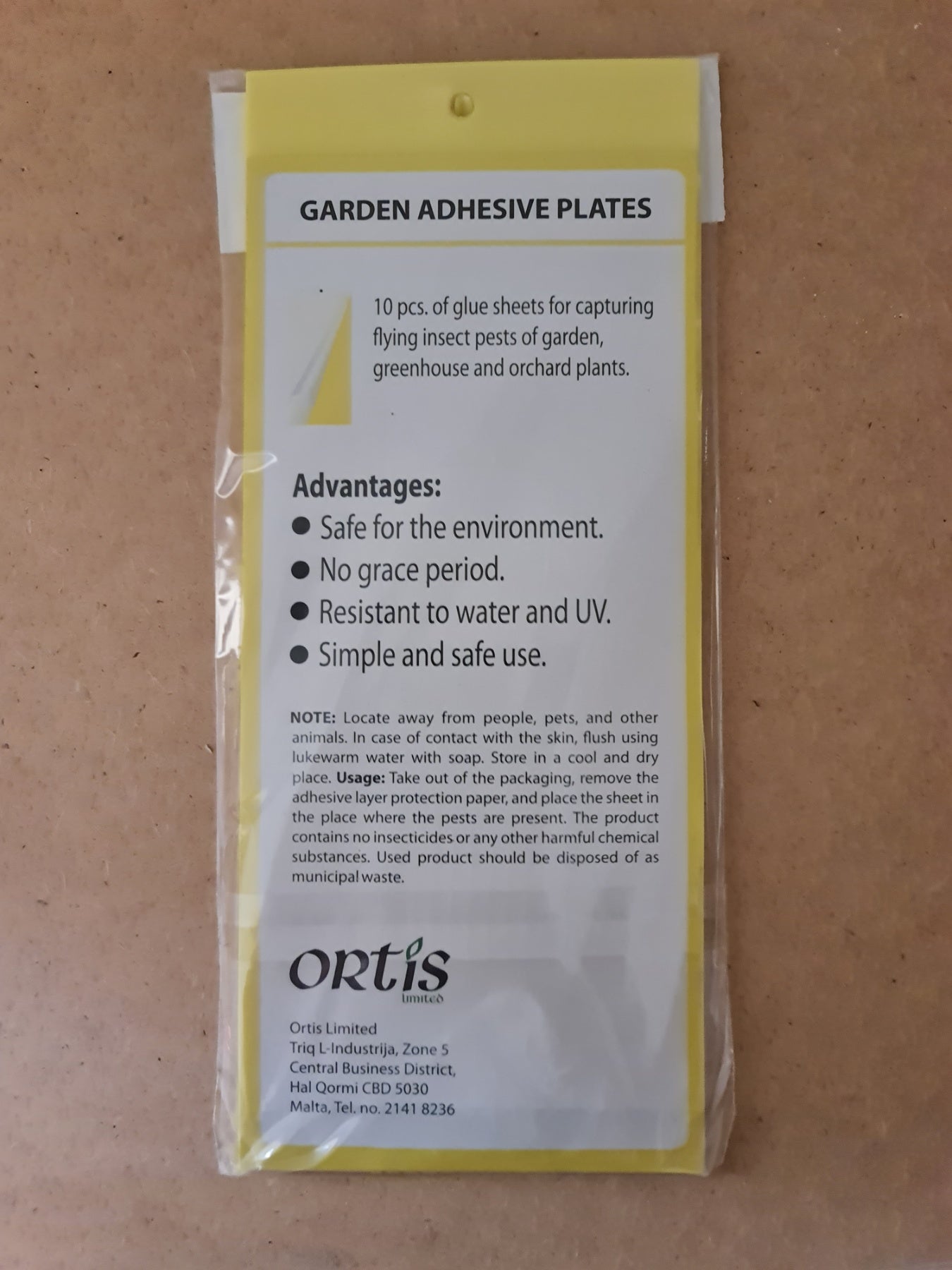 Yellow sticky plates