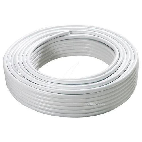 White polyethylene irrigation pipe 16mm