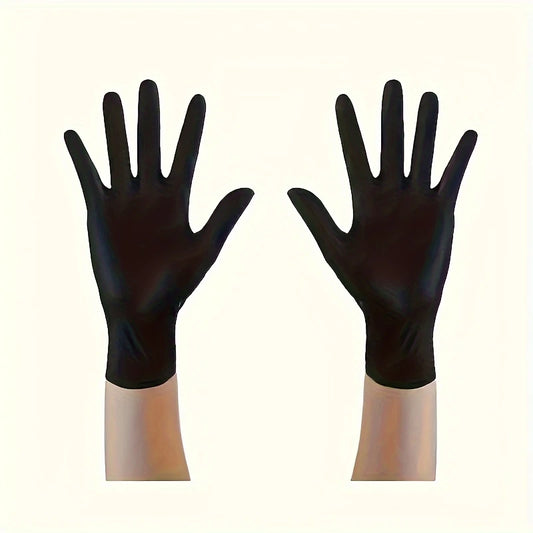 Disposable gloves black