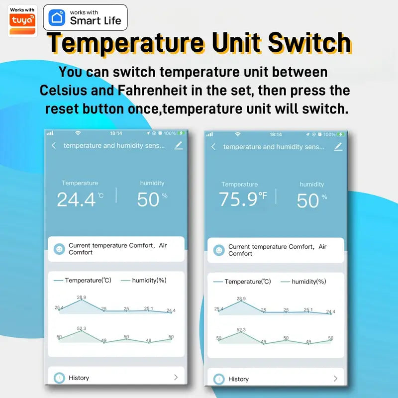 Smart Temperature & Humidity Sensor