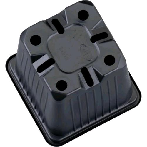 SQUARE PLANT POT 7X7X8 - 0.35L