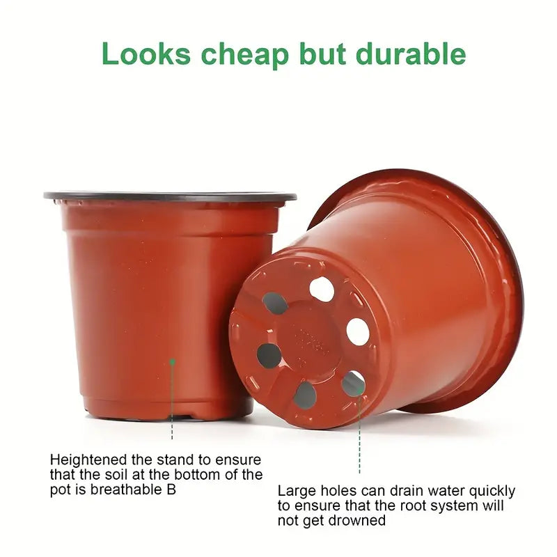 Plastic Nursery Pot With Clear Dome