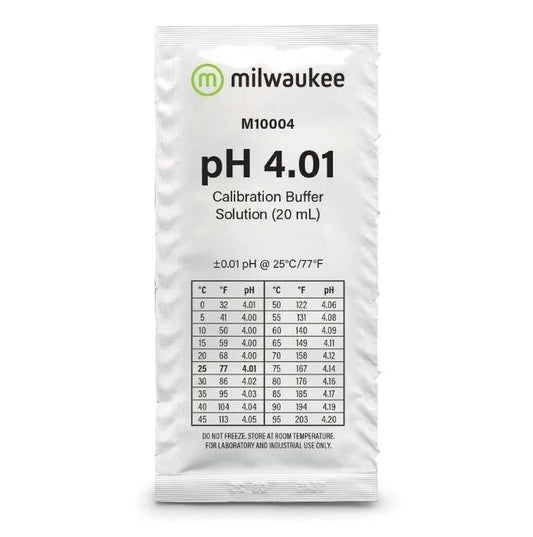 Calibration fluid pH 4.01 20ml Milwaukee