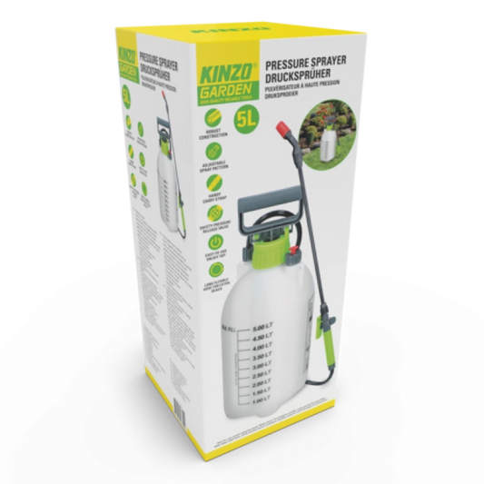 Kinzo pressure garden sprayer for plants 5L
